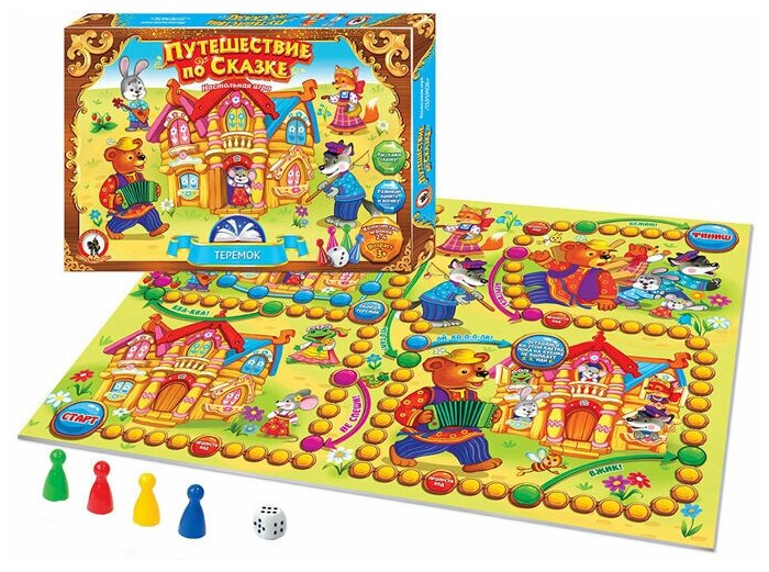 фото Настольная игра Русский стиль Путешествие по сказке «Теремок»