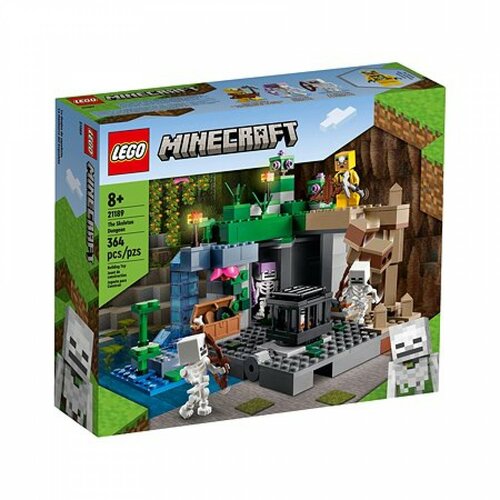 minecraft схватка в подземелье Конструктор LEGO Minecraft 21189 The Skeleton Dungeon, 364 дет.