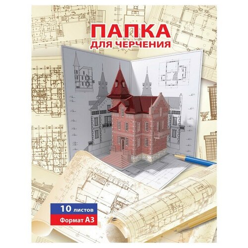 Папка для черчения Мировые тетради Проект 42 х 29.7 см (A3), 160 г/м², 10 л. белый A3 42 см 29.7 см 160 г/м² папка для черчения альт 42 х 29 7 см а3 160 г м² 7 л серый a3 42 см 29 7 см 160 г м²