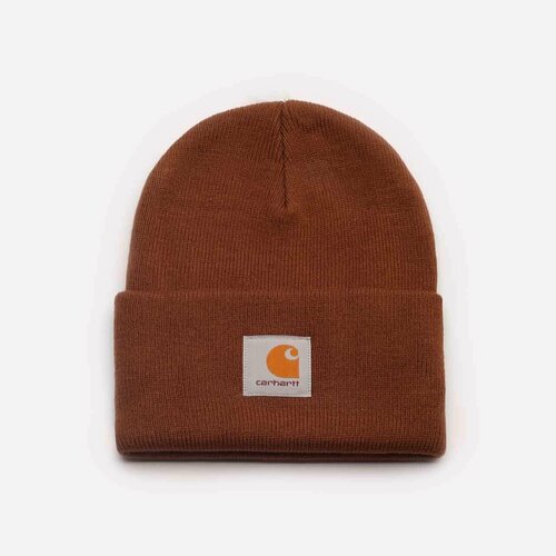 Шапка Carhartt WIP Acrylic Watch Hat демисезонная, размер Onesize, коричневый