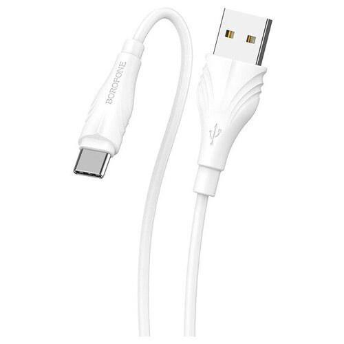 Кабель Borofone USB - USB Type-C BX18 Optimal, 3 м, 1 шт., белый