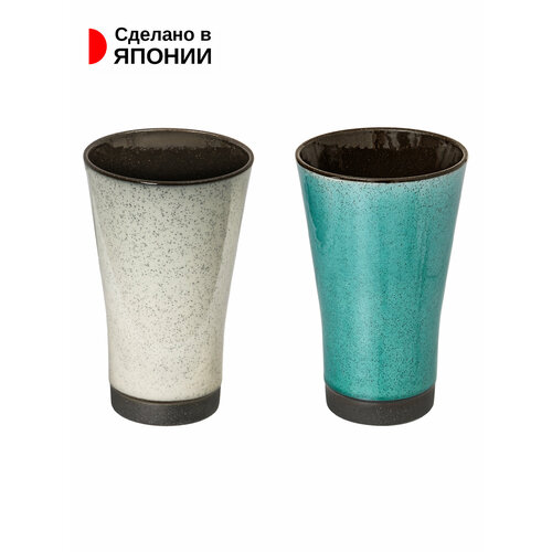 Набор стаканов керамических 400 мл, Д8,6х14 см, 2 шт