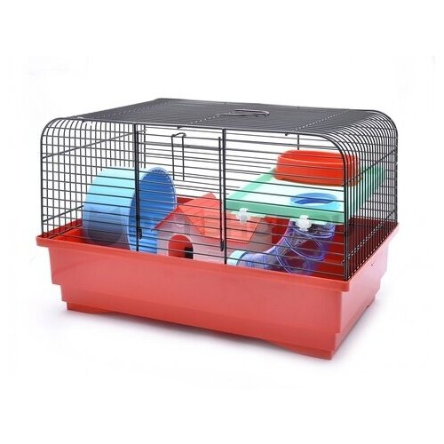 Benelux аксессуары Клетка для хомяков Мария 40 * 22,5 * 26,5 см (Cage for hamsters maria funny) 35101 | Cage for hamsters maria funny, 2 кг