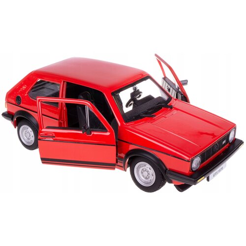 Легковой автомобиль Bburago Volkswagen Golf Mk1 GTI (18-21089) 1:24, 12 см, красный