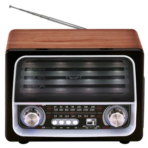 Радиоприемник Max MR-450 коричневый, черный