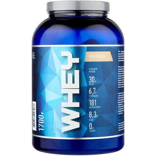 Протеин RLINESportNutrition Whey, 1700 гр., моккачино протеин rlinesportnutrition whey 4000 гр моккачино