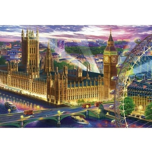 Картина по номерам 30 х 40 см, Сверкающий Лондон картина по номерам 30 х 40 см сверкающий лондон