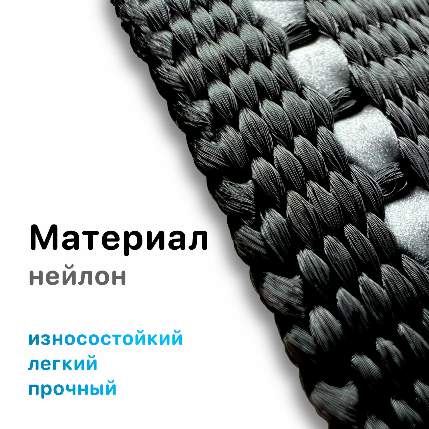 Поводок для собак с усиленным карабином 4 в 1 для мелких и крупных пород PUZIKOV, 1,5 м - фотография № 7