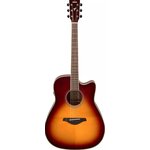 Трансакустическая гитара YAMAHA FGC-TA BLACK BROWN SUNBURST FGC-TA BBS - изображение