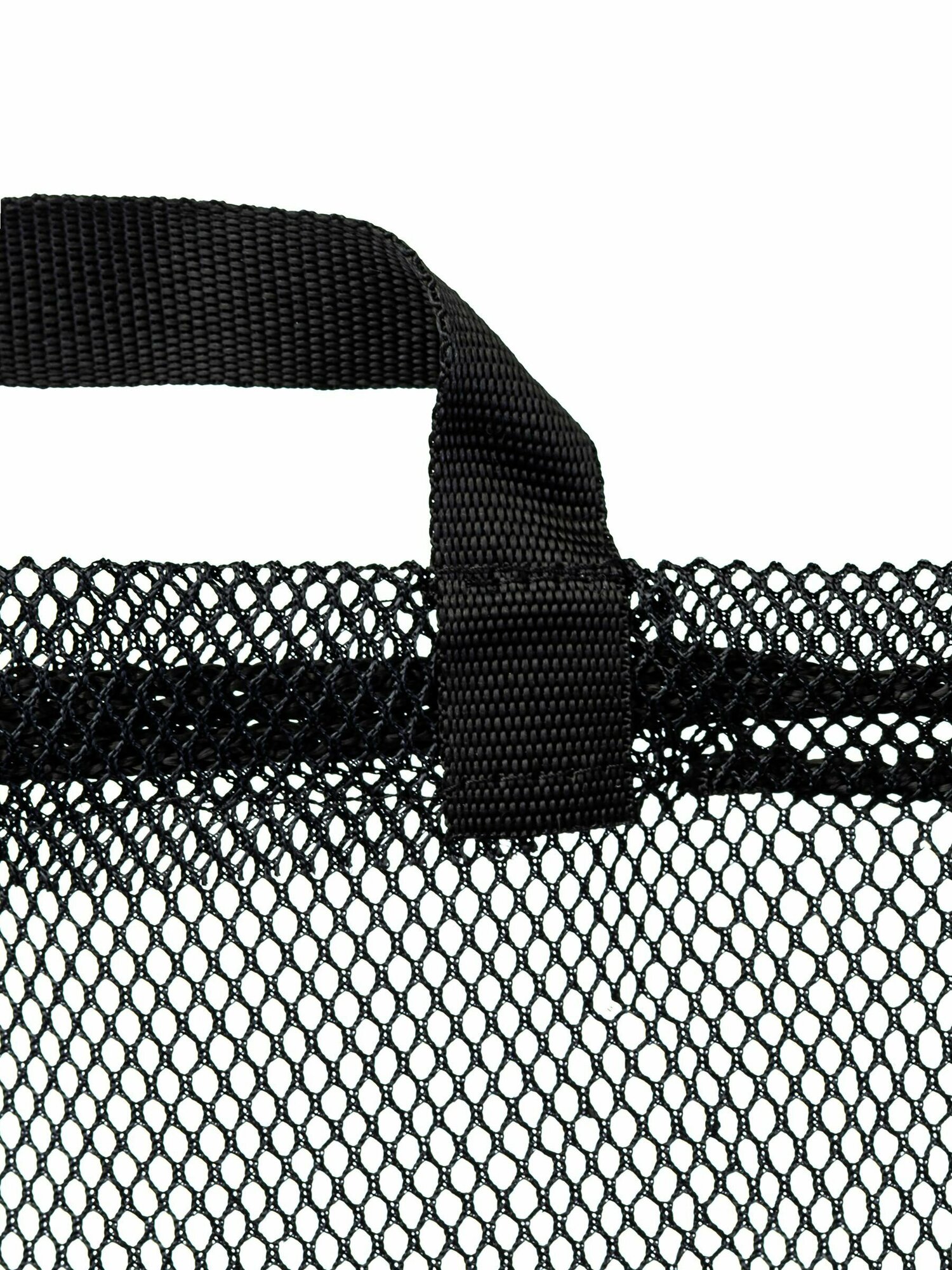 Рюкзак для бассейна, плавания, спорта, Мешок для обуви универсальный 470x330 мм (сетка, чёрный), Tplus