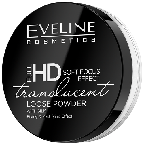 Eveline Cosmetics Пудра рассыпчатая с шелком Full HD Soft Focus Translucent Loose Powder 1 шт. универсальный 6 г