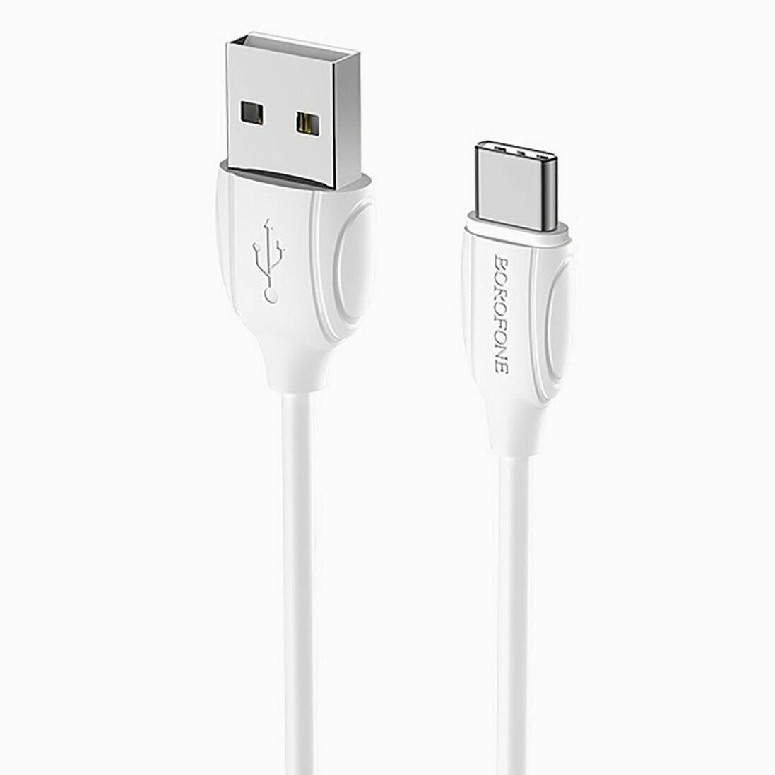 Кабель USB - Type-C, Borofone BX19 Benefit, белый, 1 шт.