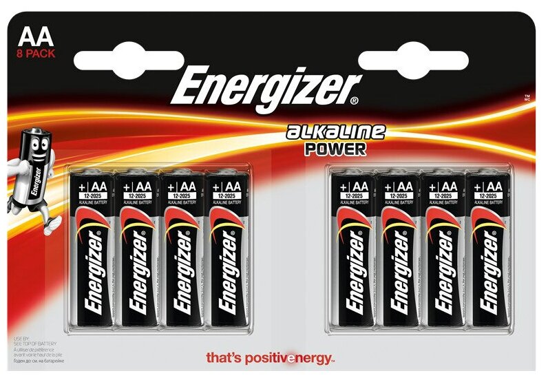 Батарейка Energizer Alkaline Power LR6 BL8