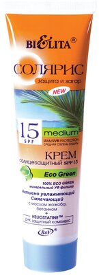 Bielita Bielita Солярис крем солнцезащитный Eco Green SPF 15, 100 мл