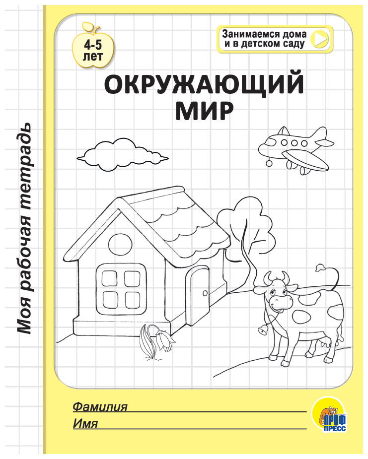 Моя рабочая тетрадь. Окружающий мир. 4-5 лет