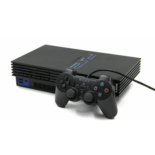 Игровая приставка Sony PlayStation 2 FAT SCPH 39008 Black Чип 12000₽
