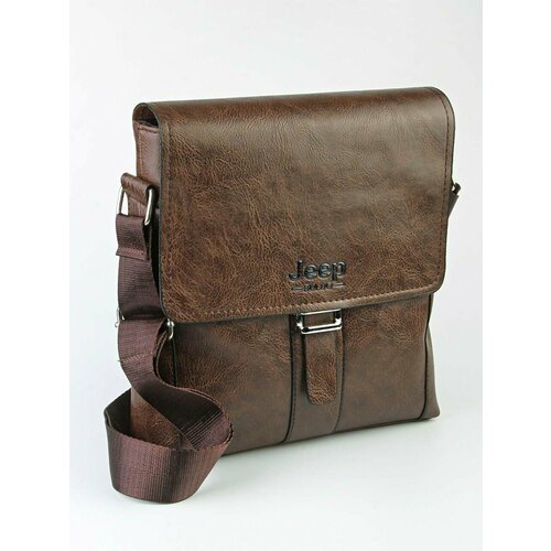 фото Сумка барсетка 434632624й, фактура гладкая, коричневый morios