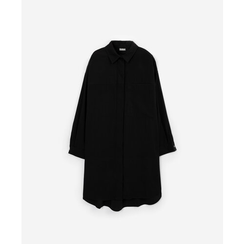 Платье Gulliver, вискоза, размер 158, черный