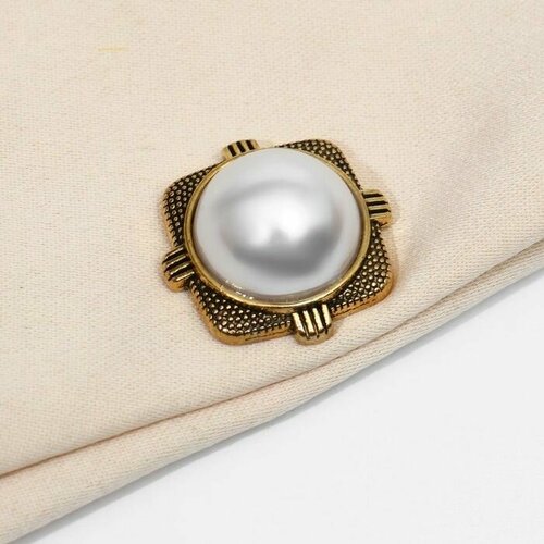 фото Зажим для платка queen fair, белый