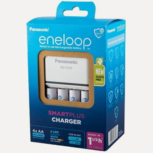 Изображение товара Зарядное устройство Panasonic SmartPlus Charger + 4AA 2000 mAh