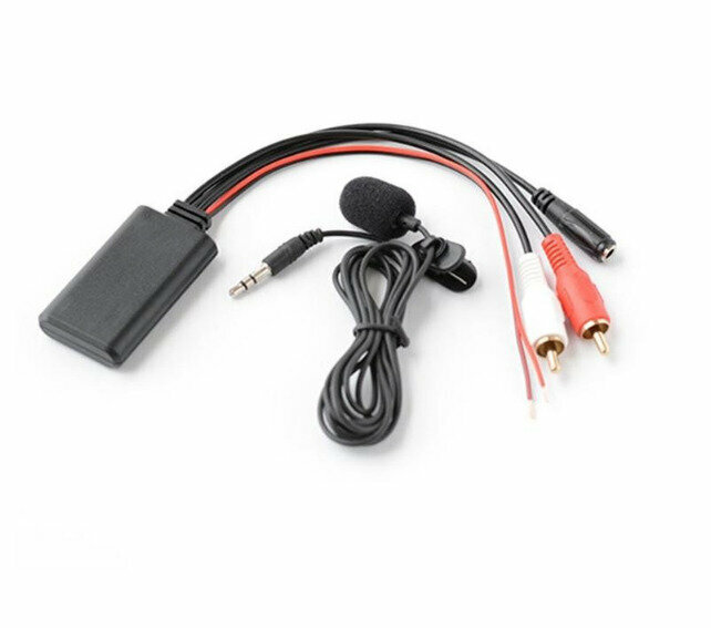 Bluetooth AUX RCA адаптер c микрофоном Bluetooth в машину Bluetooth для автомагнитолы с функцией громкой связи