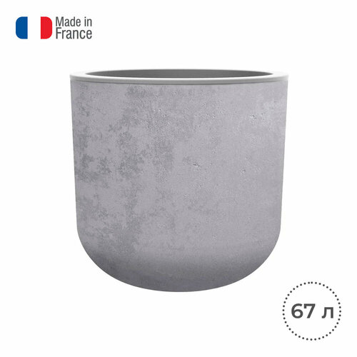 Горшок цветочный EDA BASALT'UP, круглый, диаметр 48,5 см. 67л.