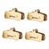 BIKEIN Тормозные колодки для Shimano P10BP 4 пары, 4 Pair Full Me...