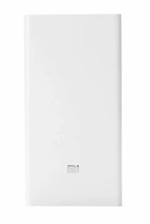 Портативный аккумулятор Xiaomi Mi Power Bank 3, 20000 mAh, белый, упаковка: коробка — фото 1