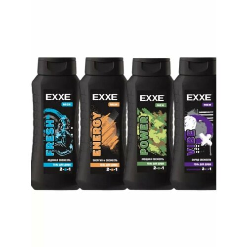 Набор гелей для душа 4 штуки по 400 мл