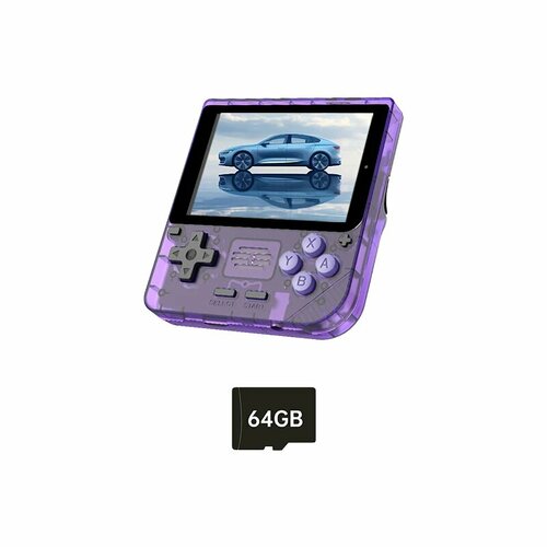 Powkiddy V10 портативная игровая консоль, T purple 64GB