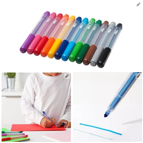 Фломастеры икеа 12 шт 940₽