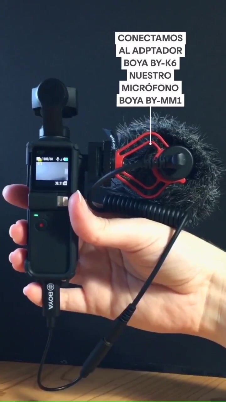 BOYA BY-K6 Аудиоадаптер для DJI OSMO Pocket — фото 1