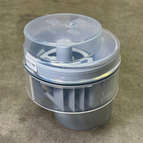 Изображение товара Клапан McALPINE вентиляционный (аэратор) для канализации со смещением и прозрачной крышкой 110 мм