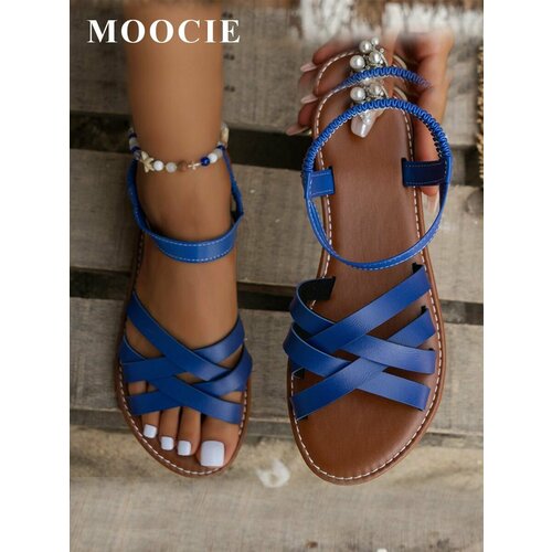фото Сандалии moocie, размер foot length 26.5 cm, blue