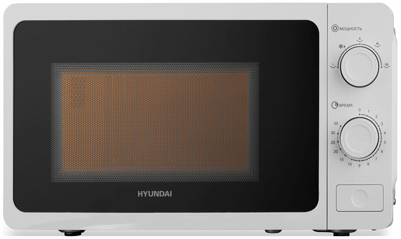 Микроволновая печь - СВЧ Hyundai HYM-M2009 20 л. 700 Вт, белый