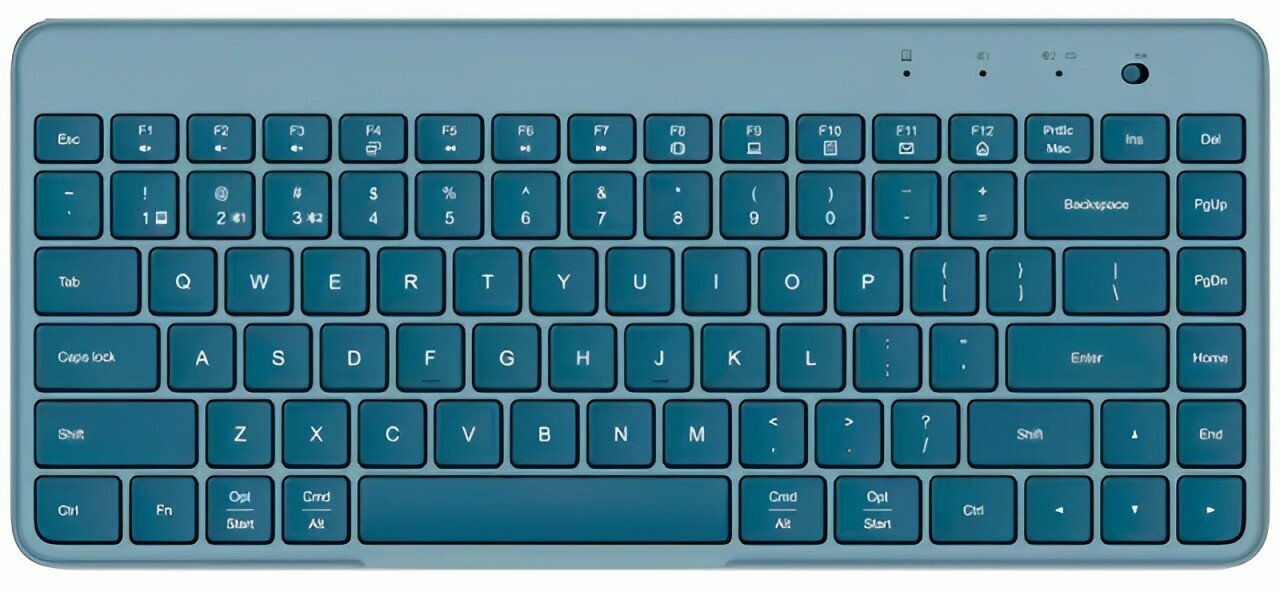 Клавиатура Xiaomi Mi Dual Mode Wireless Keyboard (XMBXJP01YM) Blue (RU/EN)