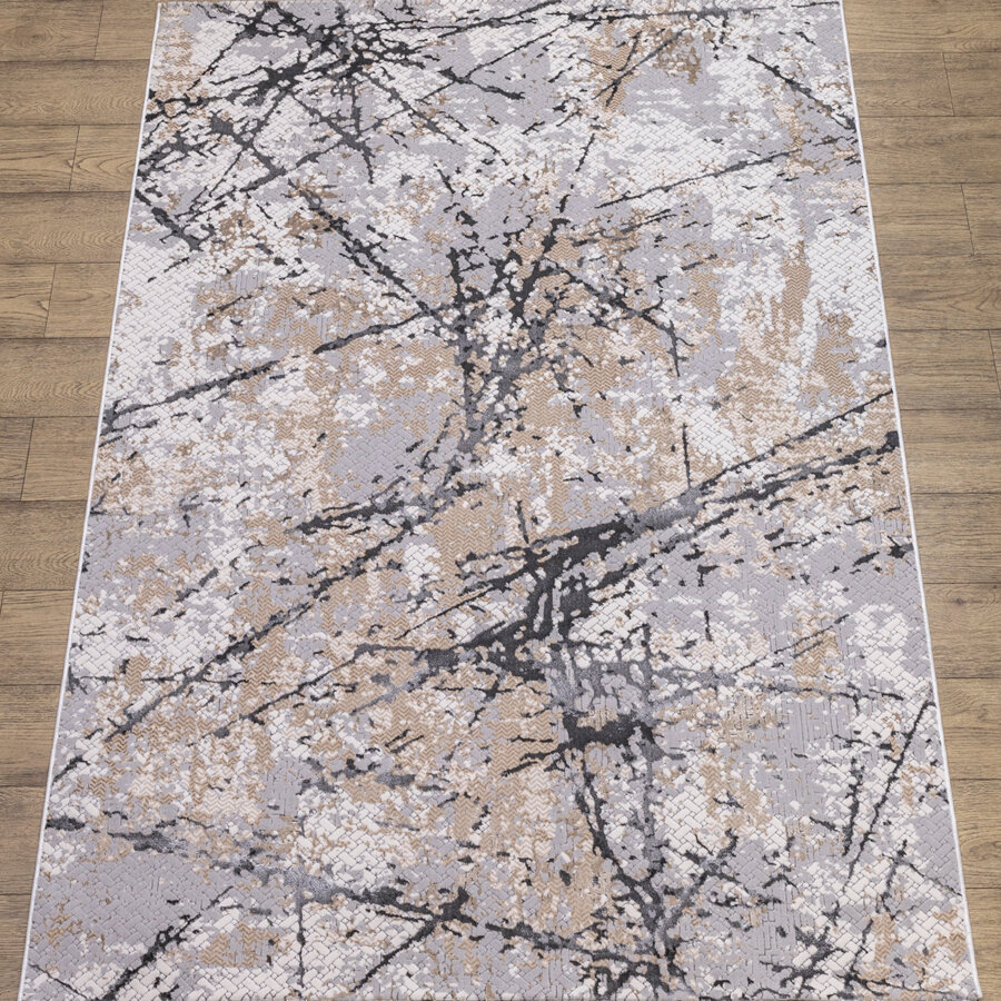 Ковер Турецкий Parma дизайн NW15C цвет LIGHT GRAY 0.8x1.5м