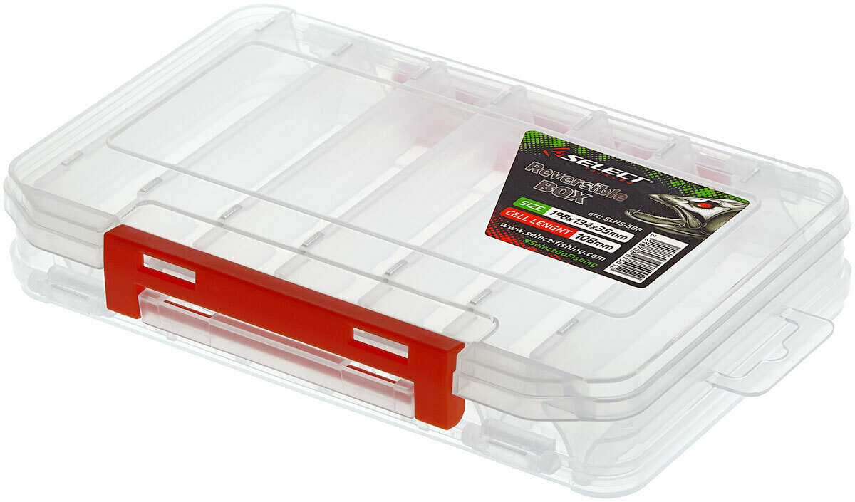 Коробка для рыболовных принадлежностей Select Reversible Box SLHS-888 19.8x13.4x3.5cm