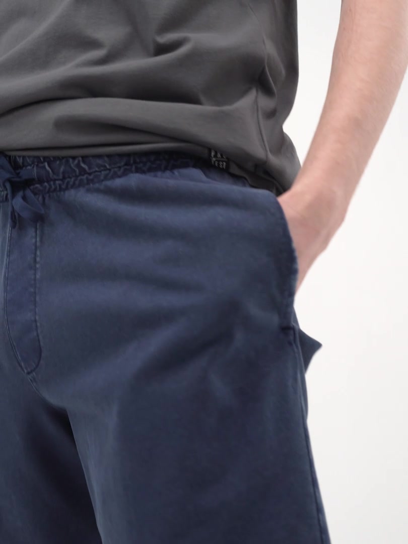 Шорты PROTEST Protest SS25 Male Garment dye shorts, размер 48, темно-синий — фото 1