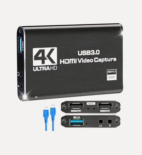 Изображение товара Карта видеозахвата 4K USB 3.0, совместимая с HDMI, 1080P, 60 Гц