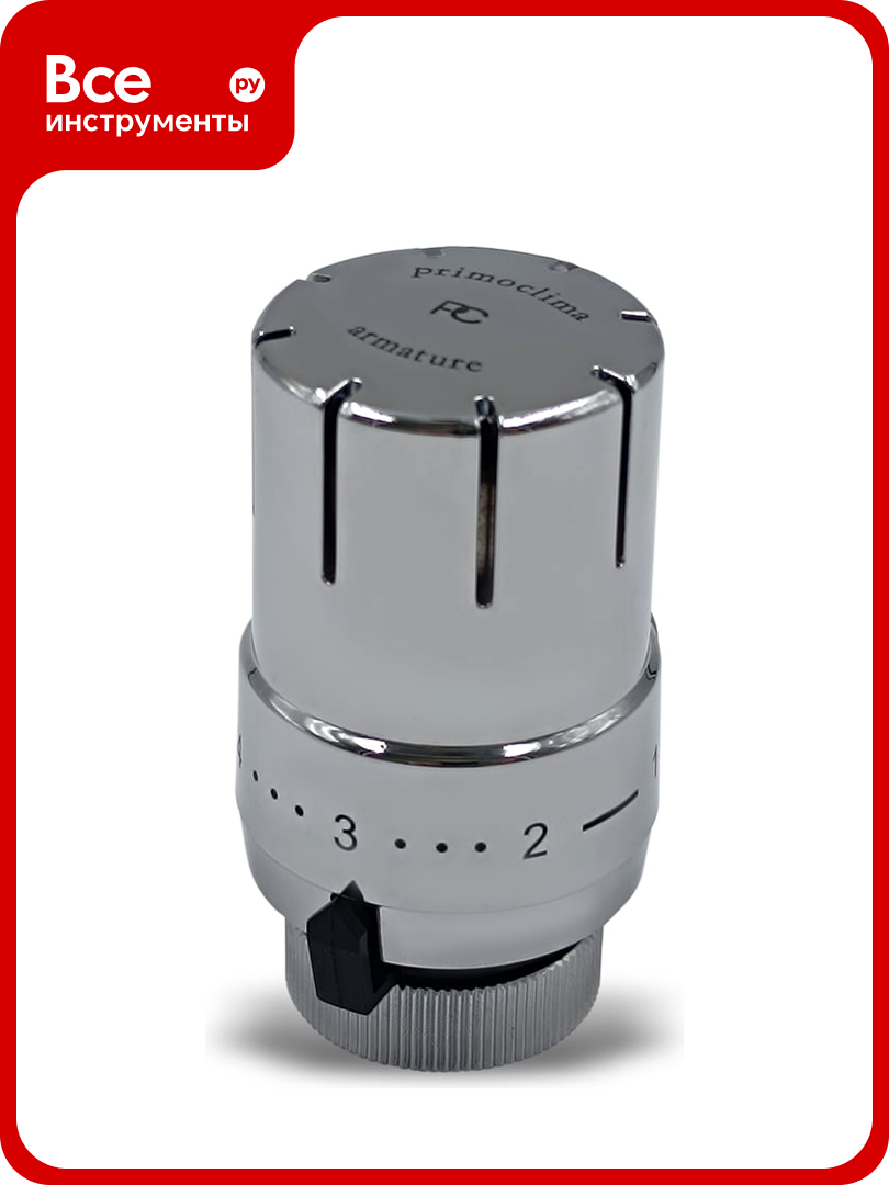 Термостатическая головка Primoclima Armature Mini  М30x1 5  хром PCHEAD15C