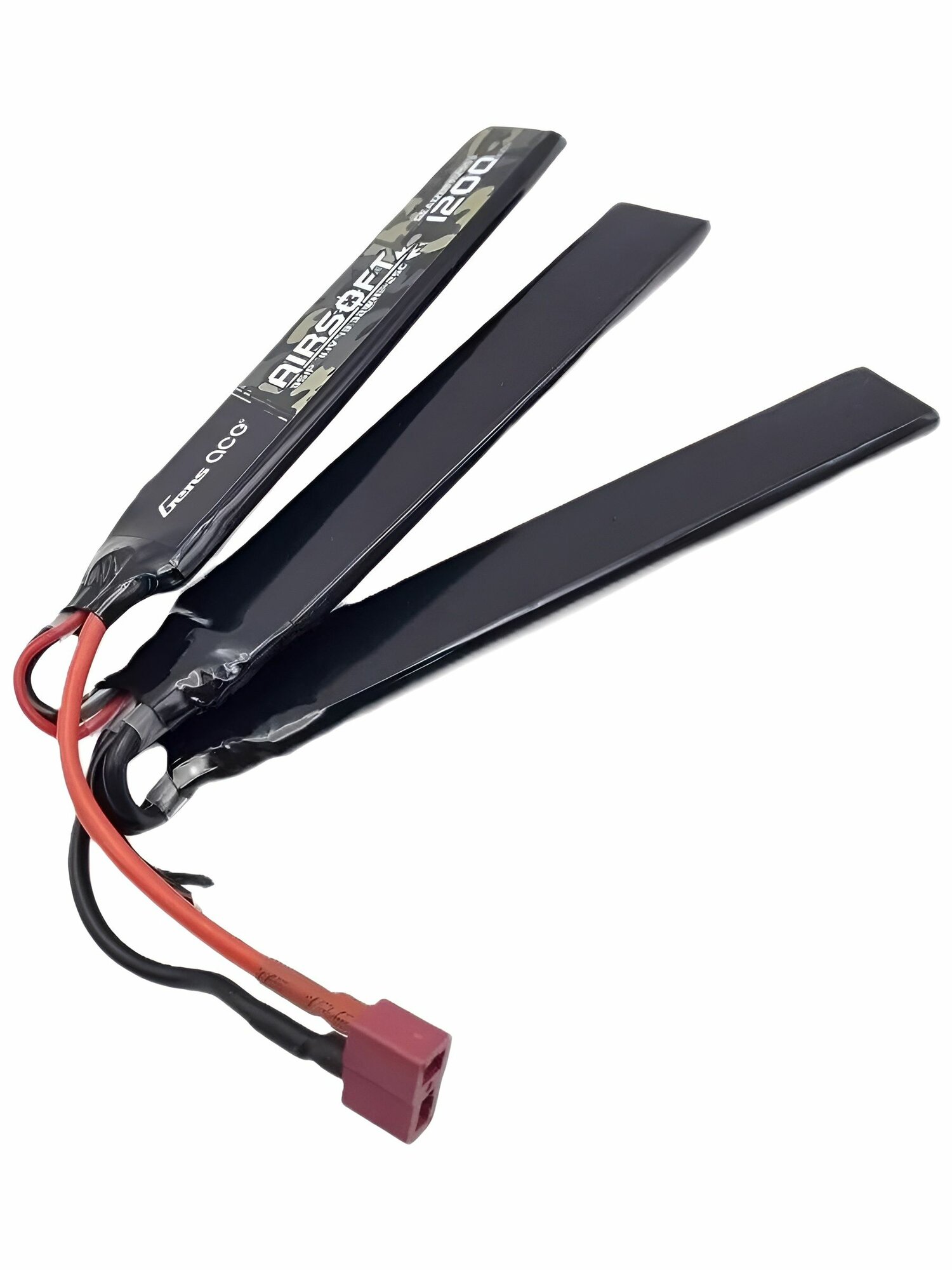 Аккум 11.1V 1200mAh 25C CQB Li-Po (Gens Ace) Т-разъем