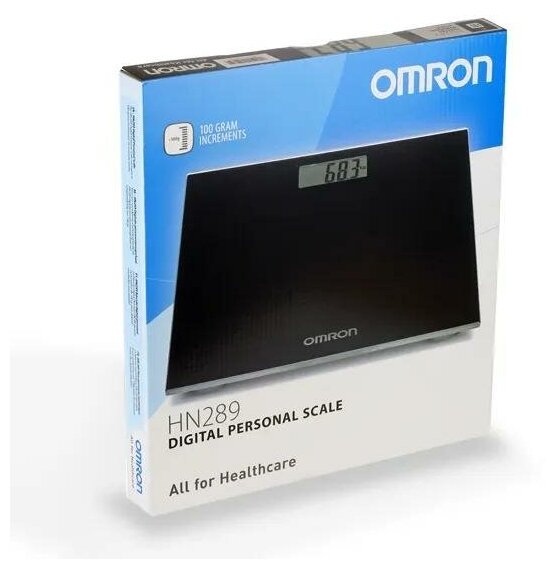 Весы электронные Omron HN-289 BK, черный - фотография № 12