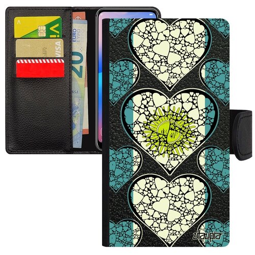 фото Чехол-книжка для телефона apple iphone se 2020, "флаг аргентины с сердцем" патриот utaupia