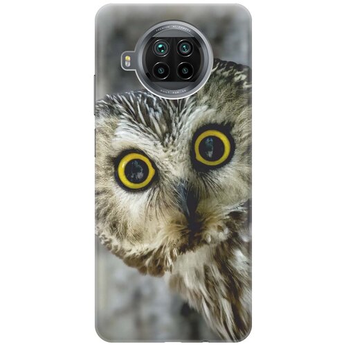 фото Re:pa чехол - накладка artcolor для xiaomi mi 10t lite с принтом "удивленная сова"