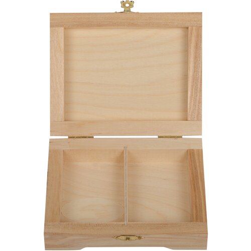 Шкатулка для декупажа и росписи 15*12*4 на две ячейки