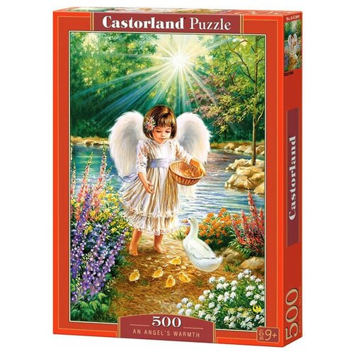 пазл castorland паровоз b 53452 500 дет 33х47х22 см мультиколор Пазл Castorland An Angel's Warmth (B-52844), 500 дет., 47х33х5 см, мультиколор