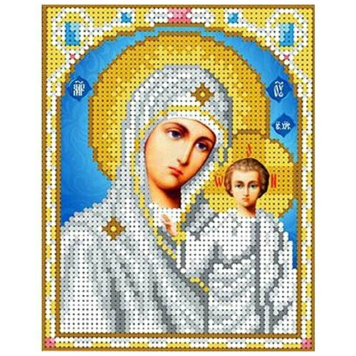 Набор для вышивания бисером Каролинка Казанская Богородица набор для вышивания бисером богородица казанская