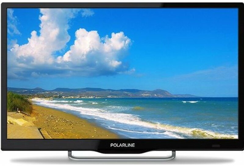 24" Телевизор Polarline 24PL51TC-SM, HD, черный, Смарт ТВ, Android .