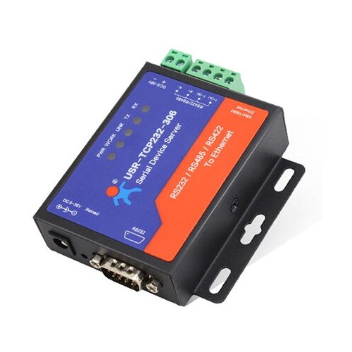 Преобразователь интерфейсов USR IoT USR-TCP232-306 serial rs232 rs485 rs422 to ethernet tcp ip server with dhcp and built in webpage